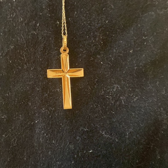 Genuine 18 & 14 karat Gold Necklace & Pendent - Picture 3 of 7